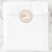 rendierlijk Kerst sticker (Tas)