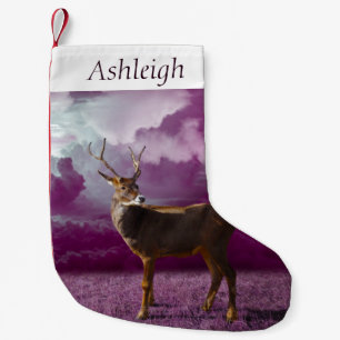 rendierlijk Paars Fantasy Kleine Kerstsok
