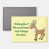 rendiermagneet voor de rode neus magneet (Voorkant / Achterkant)