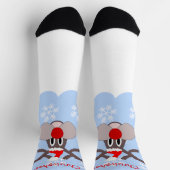 Rendierontwerp Kerstmis Sokken (Top)