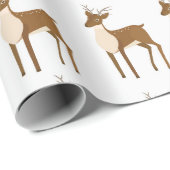 rendierpatroon cadeaupapier (Rol Hoek)