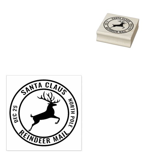 rendierpost 	rubberstempel (Gestempeld)