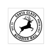 rendierpost 	rubberstempel (Afrduk)