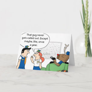 Rendierreservekaart voor vakantieverlof feestdagen kaart