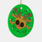 rendierschedel keramisch ornament (Rechts)