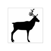 rendiersilhouet 	rubberstempel (Afrduk)