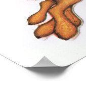  rendiersoort/schattig poster (Hoek)