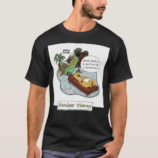 Rendiertherapie humoristische kerst Cartoon T-shirt