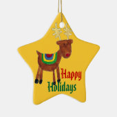 rendiervakantieversiering keramisch ornament (Rechts)