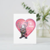 rendierValentijnsdag Feestdagenkaart (Staand voorkant)