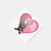 rendierValentijnsdag Servet (Hoek)