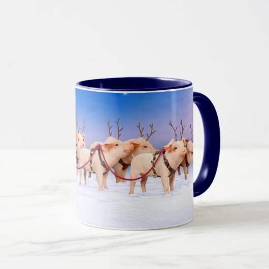 rendiervarkens mok (Voorkant rechts)
