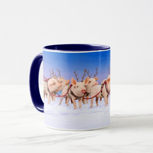 rendiervarkens mok (Voorkant links)