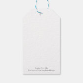 Rendiervoeding op maat gesneden Label Cadeaulabel (Achterkant)