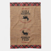 rendiervoer - Personaliseren Theedoek (Verticaal)