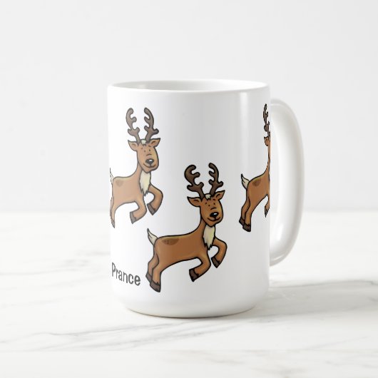 rendierziekte - alleen Mok voor prepressfeestdag (Voorkant rechts)