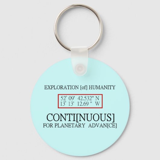 Rendlesham Binary Code Scientific UFO Conspiracy Sleutelhanger (Voorkant)