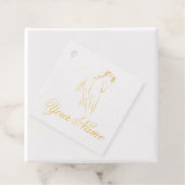 Rendpaard Bedankjes Labels (Met doos)