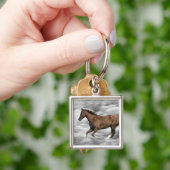 Rendpaard Sleutelhanger (Hand)