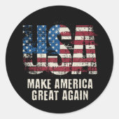 Rendre à l'Amérique sa grandeur Sticker (Devant)