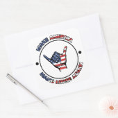 RENDRE AMÉRICAIN HANG LOOSE DE NOUVEAU STICKER (Enveloppe)