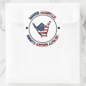 RENDRE AMÉRICAIN HANG LOOSE DE NOUVEAU STICKER (Sac)