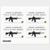 RENDRE AUTO COMPLÈTE AMÉRICAINE À NOUVEAU STICKER (Feuille)