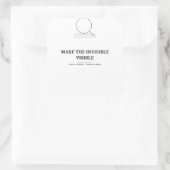 Rendre l'invisible visible — Autocollant pour plan (Sac)