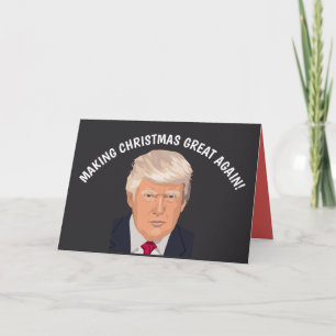 RENDRE NOËL GRAND À NOUVEAU LES CARTES DONALD TRUM
