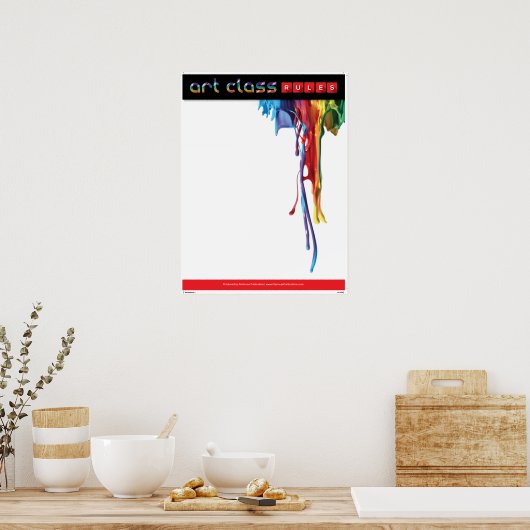 Rendre vos règles - Affiche vierge (Cuisine)