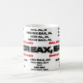 Rendre Zéro ZF==1 Mug Rouge (Centre)