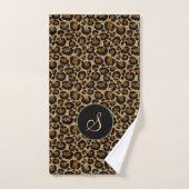 Rendy bladluipdruk met glitters bad handdoek (Handdoek)