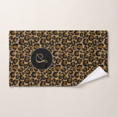 Rendy bladluipdruk met glitters bad handdoek (Handdoek)