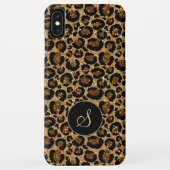 Rendy bladluipdruk met glitters Case-Mate iPhone case (Achterkant)