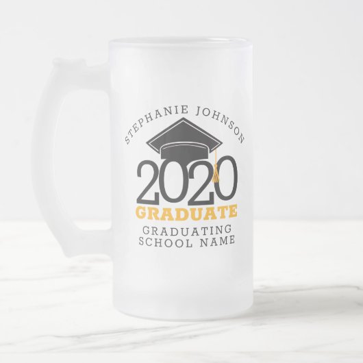 Rendy-klasse 2020 Afstuderen Matglas Bierpul (Links)