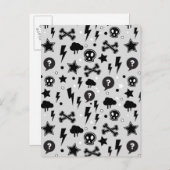 Rendy patroon briefkaart (Voorkant / Achterkant)