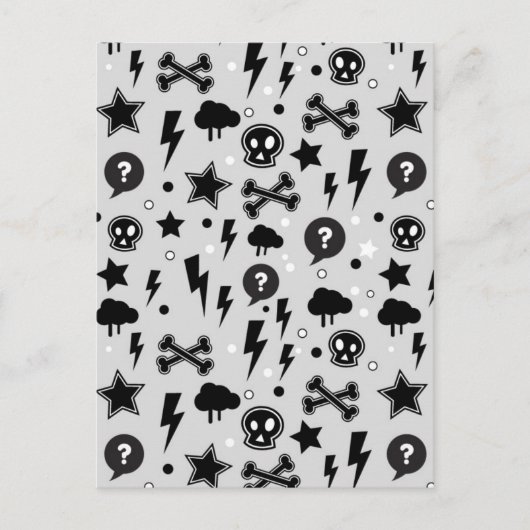 Rendy patroon briefkaart (Voorkant)