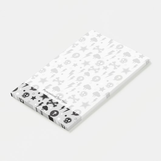 Rendy patroon post-it® notes (Schuin)