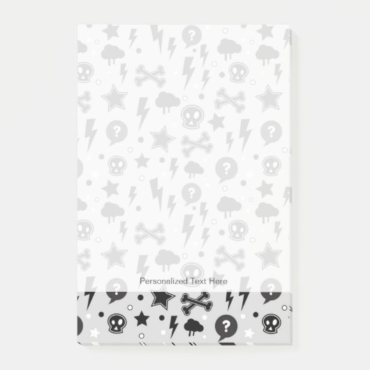 Rendy patroon post-it® notes (Voorkant)