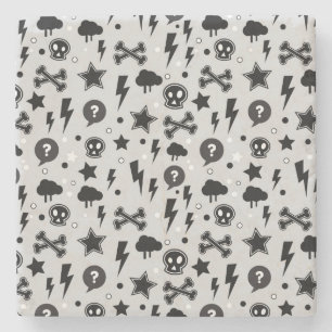 Rendy patroon stenen onderzetter