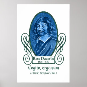 René Descartes Poster