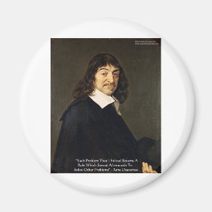 Rene Descartes Problemen Oplossen Wijsheid Citaat  Magneet