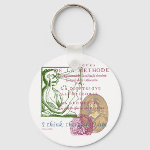Rene Descartes Sleutelhanger