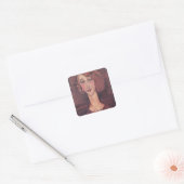 Renee 1917 vierkante sticker (Envelop)