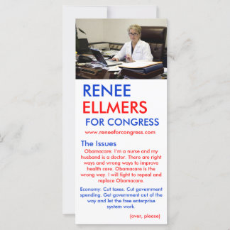 Renee Ellmers voor het Congres Hand Outs