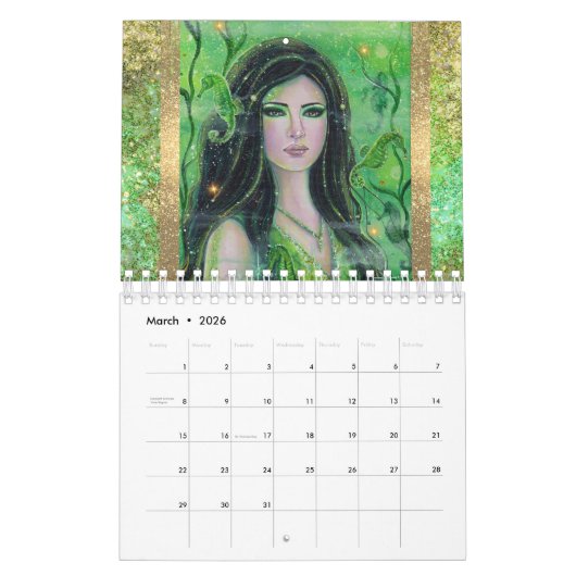 Renee Lavoie fantasy kunst design Kalender (Mar 2026)