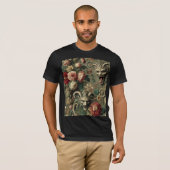 🩸 Renegade Harvest – Gothic Wearable Art T-shirt (Voorkant volledig)