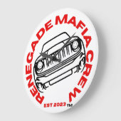 Renegade Maffia Crew Clock Grote Klok (Hoek)