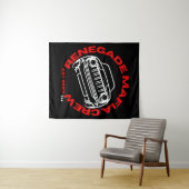 Renegade Maffia Crew Tapestry Wandkleed (In Situ (horizontaal))
