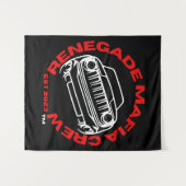 Renegade Maffia Crew Tapestry Wandkleed (Voorkant (horizontaal))